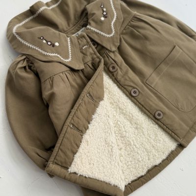 پالتو یقه گلدوزی