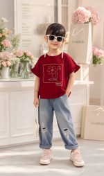 گلدوزی تیشرت چیندار - Image 6